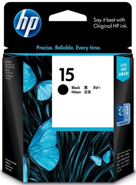 Mực in HP 15 Black Original Ink Cartridge (C6615DA)