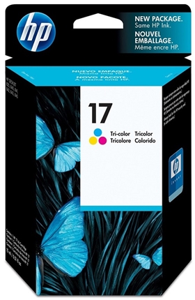 Mực in HP 17 Tri color Inkjet Print Cartridge (C6625A)