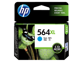 Mực in HP 564XL High Yield Cyan Original Ink Cartridge (CB323WA)