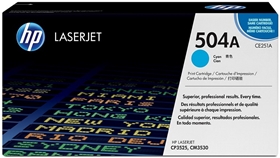 Mực in HP 504A  Cyan Original LaserJet Toner Cartridge (CE251A)