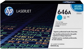 Mực in HP 646A Cyan Original LaserJet Toner Cartridge (CF031A)