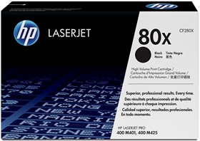 Mực in HP 80X High Yield Black Original LaserJet Toner Cartridge (CF280X)