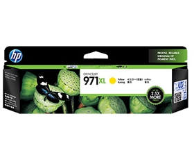 HP 971XL High Yield Yellow Original Ink Cartridge (CN628AA)