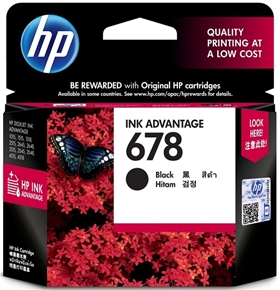 Mực in HP 678 Black Ink Advantage Cartridge (CZ107AA)