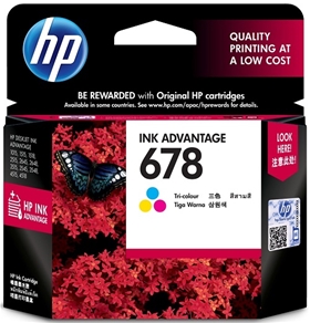 Mực in HP 678 Tri-color Ink Advantage Cartridge (CZ108AA)