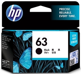 Mực in HP 63 Black Original Ink Cartridge (F6U62AA)