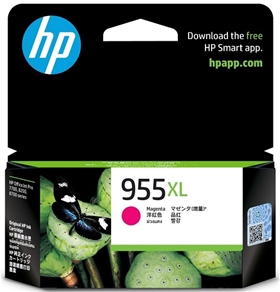 Mực in HP 955XL High Yield Magenta Original Ink Cartridge (L0S66AA)