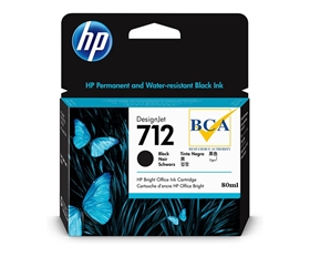 Mực in HP 712 80ml Black Ink Cartridge  (3ED71A)