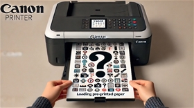 Hướng dẫn chiều nạp giấy in sẵn (LBP6030w)