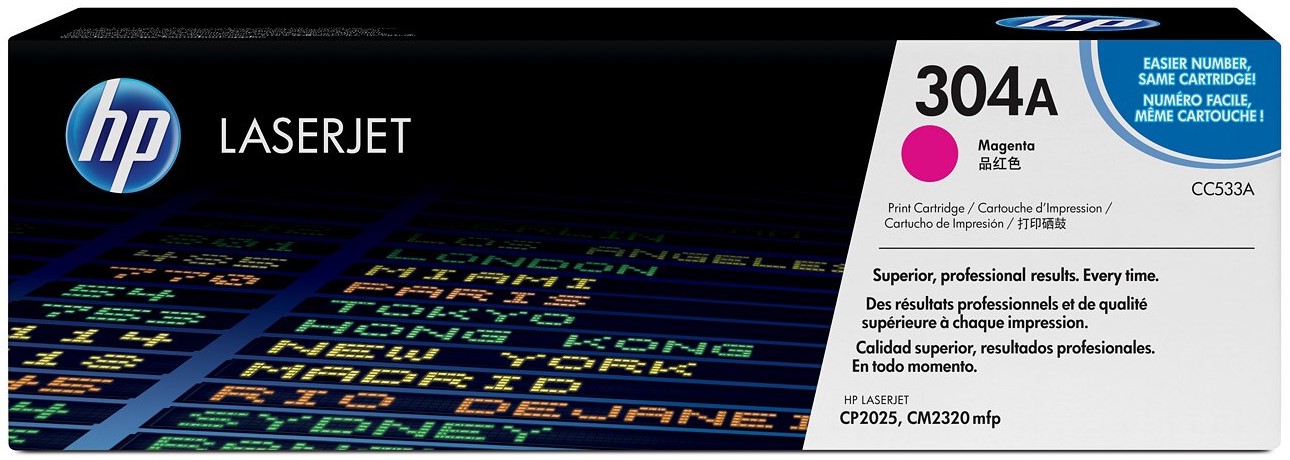 Mực in HP 304A Magenta Original LaserJet Toner Cartridge (CC533A)