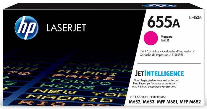 Mực in HP 655A Magenta Original LaserJet Toner Cartridge (CF453A)
