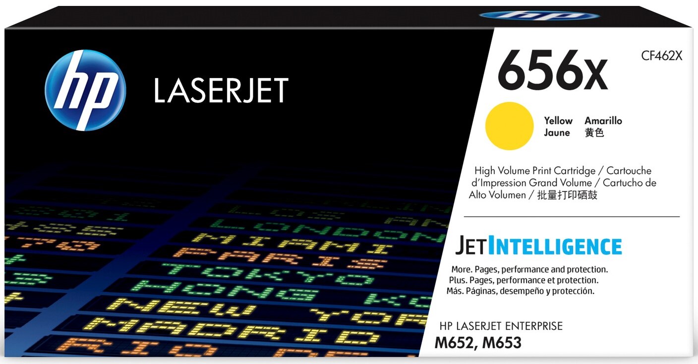 Mực in HP 656X High Yield Yellow Original LaserJet Toner Cartridge (CF462X)