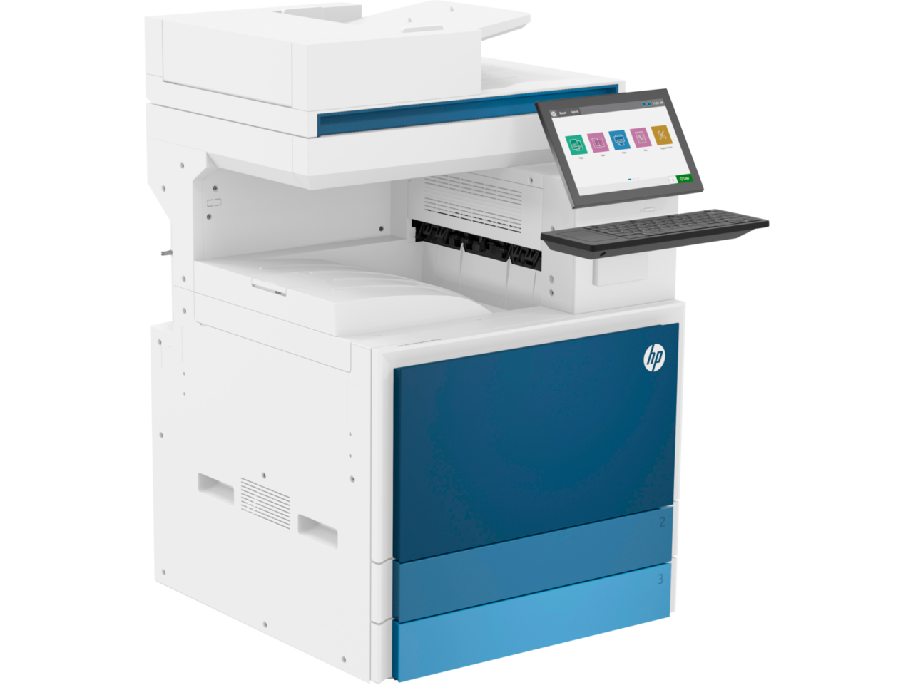 Máy photocopy HP Color LaserJet Managed Flow MFP E786z (5QJ94A)