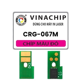 Chip hộp mực màu ĐỎ CANON 067 (CRG-067M)