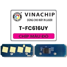 Chip hộp mực màu ĐỎ Toshiba T-FC616UY (ALT-FC616UY)