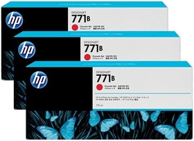 Mực in HP 771 3-pack 775-ml Chromatic Red DesignJet Ink Cartridges (B6Y24A)