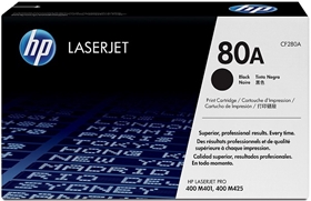 Mực in HP 80A Black Original LaserJet Toner Cartridge (CF280A)