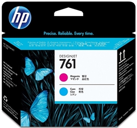 Đầu in HP 761 Magenta/Cyan DesignJet Printhead (CH646A)