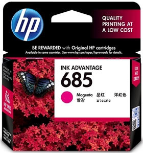 Mực in HP 685 Magenta Ink Advantage Cartridge (CZ123AA)