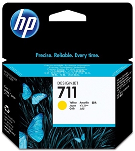 Mực in HP 711 29ml Yellow Ink Cartridge (CZ132A)