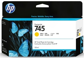 Mực in HP 745 130-ml DesignJet Yellow Ink Cartridge (F9J96A)