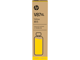 HP V87XL 500ml Yellow Bottled Ink Cartridge (7FN96A)