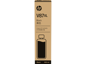 HP V87XL 500ml Black Bottled Ink Cartridge (7FN98A)