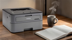 Máy in Brother HL-L2321D có dùng chip không?