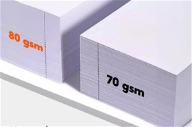 Vì sao giấy 70gsm làm mực bị loang?