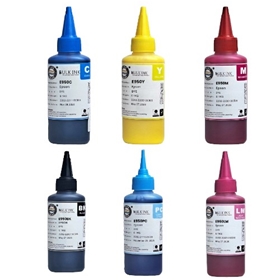 Mực in Epson L805, L1800, L1300 – Bộ 6 màu (100mL)